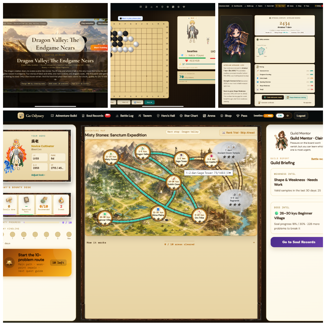 New Platform Aims to Turn Tsumego into an RPG Adventure