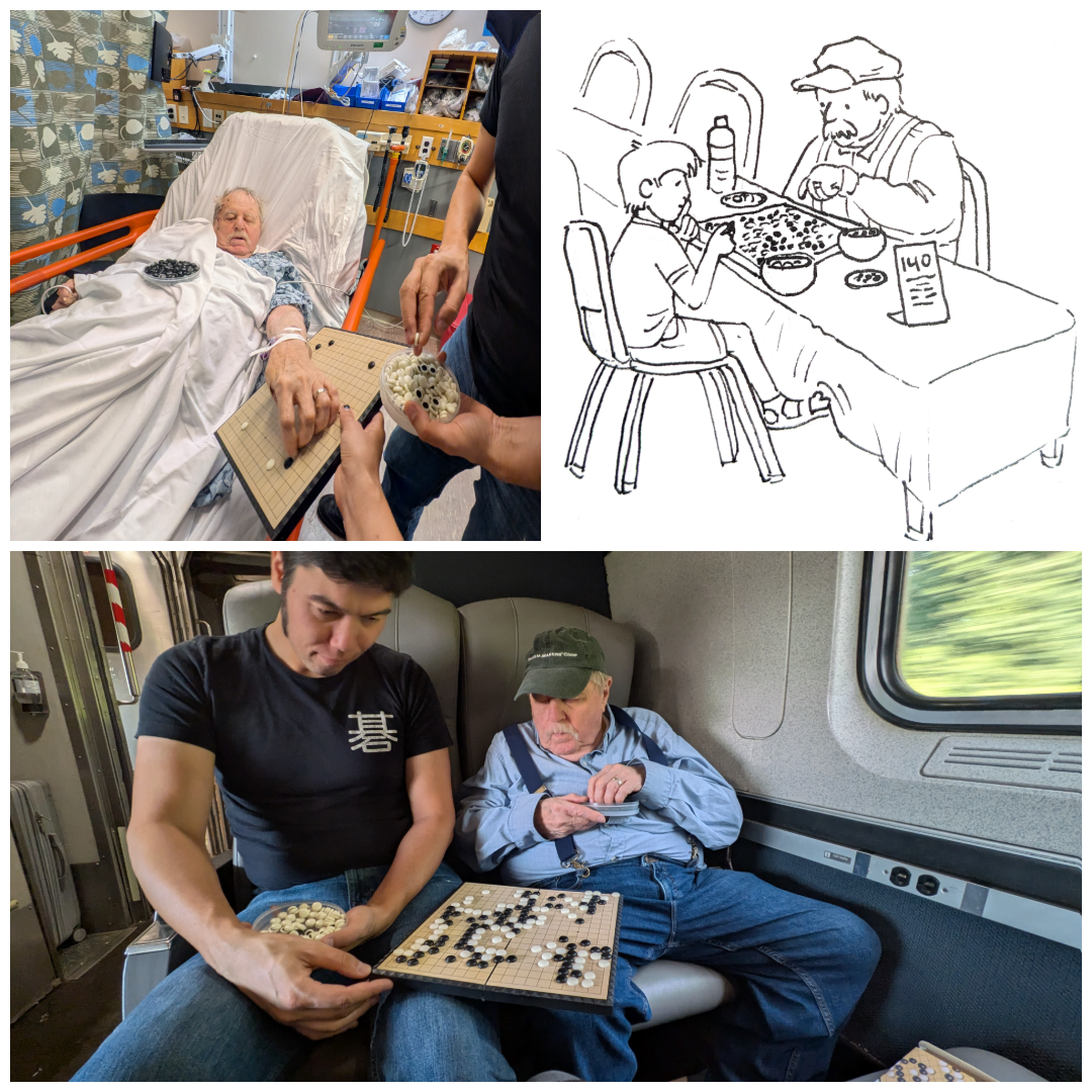 A Train Ride, an ER Visit, and a Game of Go