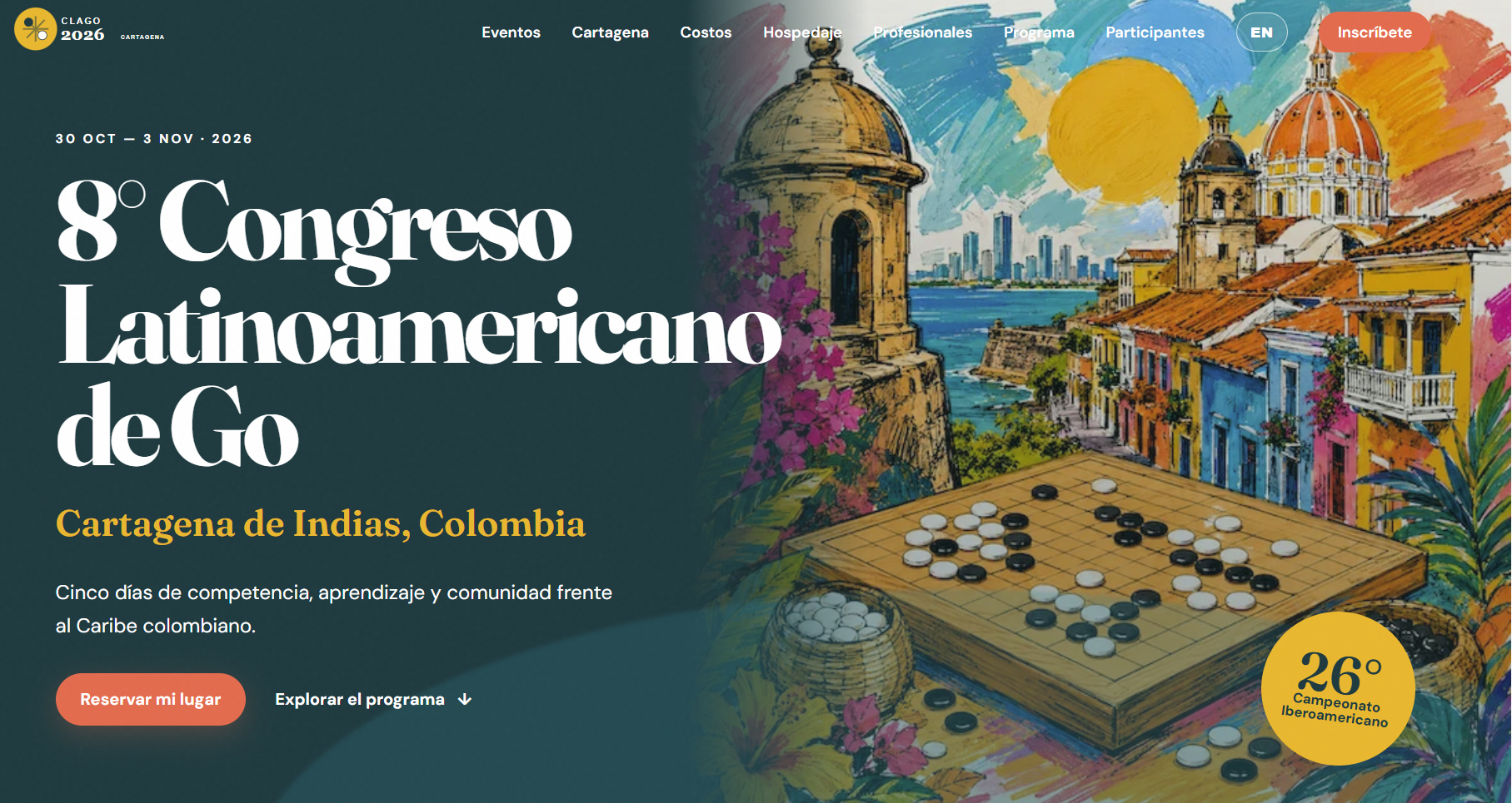 Cartagena to Host 8th Latin American Go Congress