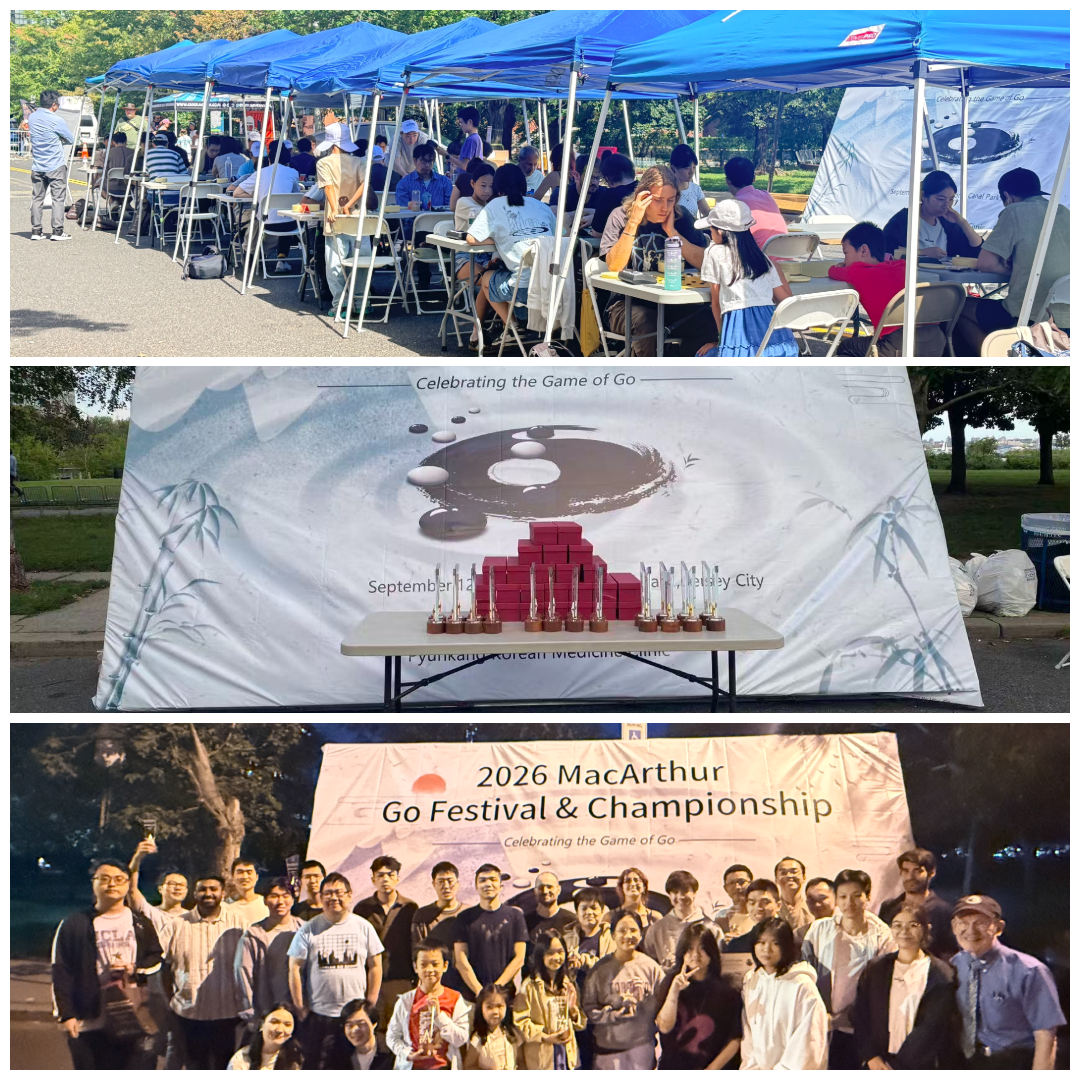 Shuaiheng Tao Tops MacArthur Go Championship on Jersey City Waterfront